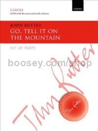 Go, tell it on the mountain for SATB & small orchestra (set of parts)