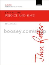 Rejoice and sing! - SATB & orchestra (full score)