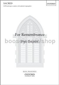 For Remembrance (SATB & Organ)