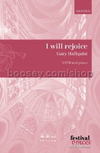 I Will Rejoice (SATB & Piano)