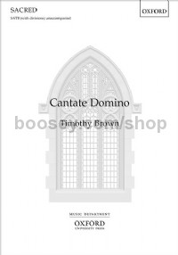 Cantate Domino (SATB divisi a cappella)