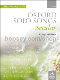 Oxford Solo Songs: Secular (High Voice)