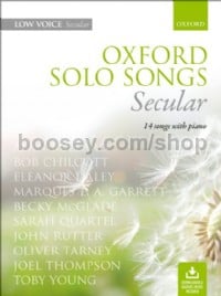 Oxford Solo Songs: Secular (Low Voice)