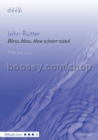 Blow, blow, thou Winter Wind (TTBB & Piano)