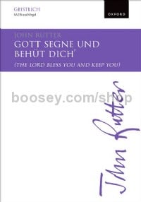 Gott Segne Und Behüt Dich' (The Lord Bless You And Keep You) (SATB & Organ)