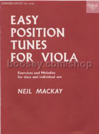 Easy Position Tunes for Solo Viola