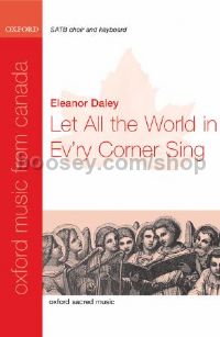 Let all the world in ev'ry corner sing (vocal score)