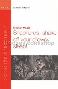 Shepherds, shake off your drowsy sleep! for SSA & piano
