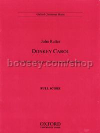 Donkey Carol (full score)