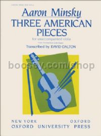 Three American Pieces (Solo viola)