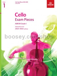 Cello Exam Pieces 2020-2023, ABRSM Grade 1, Score & Part