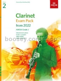 Clarinet Exam Pack from 2022, ABRSM Grade 2