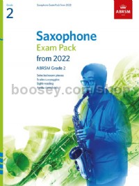 Saxophone Exam Pack from 2022, ABRSM Grade 2