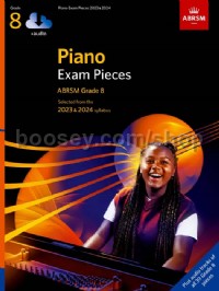 Piano Exam Pieces 2023 & 2024, ABRSM Grade 8, with audio