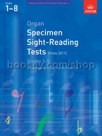 Organ Specimen Sight-Reading Tests, Grades 1–8 from 2011