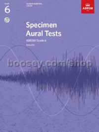 Specimen Aural Tests, Grade 6 with CD