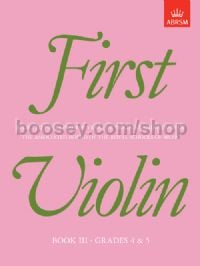 First Violin, Book III 
