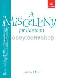 A Miscellany for Bassoon, Book I