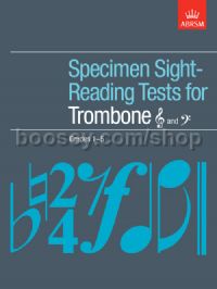 Specimen Sight-Reading Tests for Trombone (Treble and Bass clef), Grades 1–5