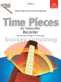 Time Pieces for Treble/Alto Recorder, Volume 2