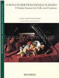 Ten Italian Sonatas for Cello and Continuo