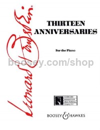 Thirteen Anniversaries (Piano)