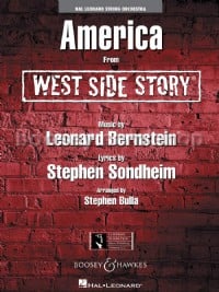 America from "West Side Story" (String Orchestra Full score)