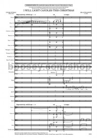 I will light candles this Christmas (Full Orchestra Score & Parts) - Digital Sheet Music