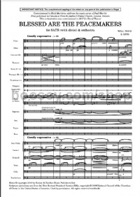 Blessed are the Peacemakers (orchestral version, full score & parts) - Digital Sheet Music