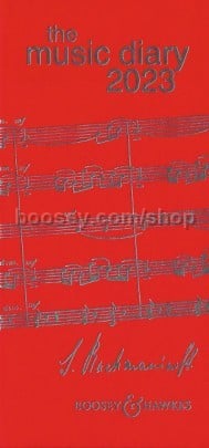 The Music Diary 2023 (Red)