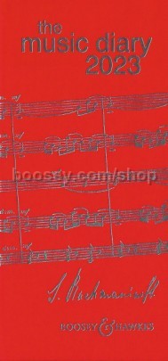 The Music Diary 2023 (Red)