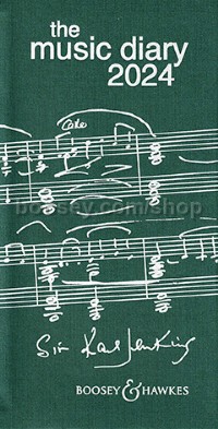 Music Diary 2024 (green)