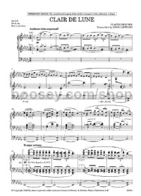 Clair de lune (Transcribed for organ) - Digital Sheet Music