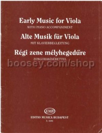 Early Music for Viola