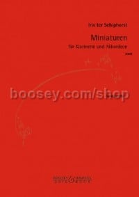 Miniaturen für Klarinett und Akkordeon - Digital Sheet Music