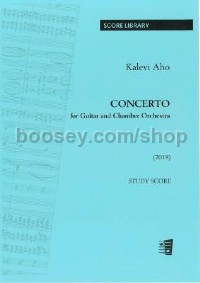 Concerto for guitar and chamber orchestra (Score)