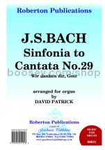 Sinfonia to Cantata No. 29 for organ solo