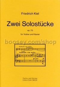 2 Solo Pieces op. 70 - Violin & Piano