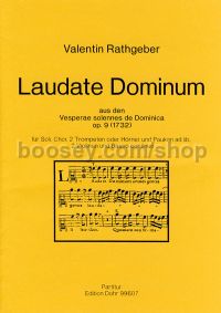 Laudate Dominum op. 9 - Soloists, Choir & Orchestra (score)