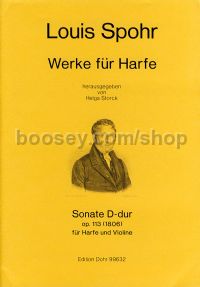 Sonata in D major op. 113 - Harp & Violin