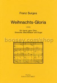 Christmas Gloria - Mixed Choir, Strings, Brass Instruments & Organ (score)