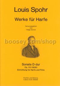 Sonata in D major op. 113 - Flute & Harp