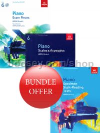 ABRSM Piano Exams 2019-2020 Grade 6 Bundle Offer (Book & CD) - Save 10%