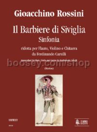 Il Barbiere di Siviglia. Sinfonia for Flute, Violin & Guitar (score & parts)