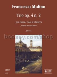 Trio Op. 4 No. 2 for Flute, Viola & Guitar (score & parts)
