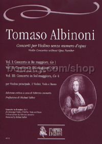 Violin Concertos, Vol. 1: Concerto in D major, Co 1 (score)