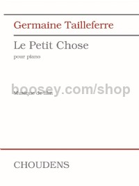 Le Petit Chose for piano (film music)