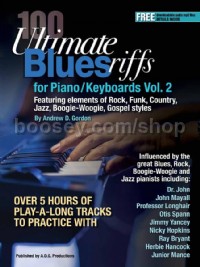 100 Ultimate Blues Riffs Vol. 2 - Piano (Book & Online Audio)