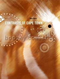 Contrasts of Cape Town - 3 melody instruments, piano, guitar, double bass, percussion (score & parts