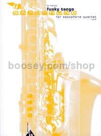 Funky Tango - 4 saxophones (AATBar) (score & parts)